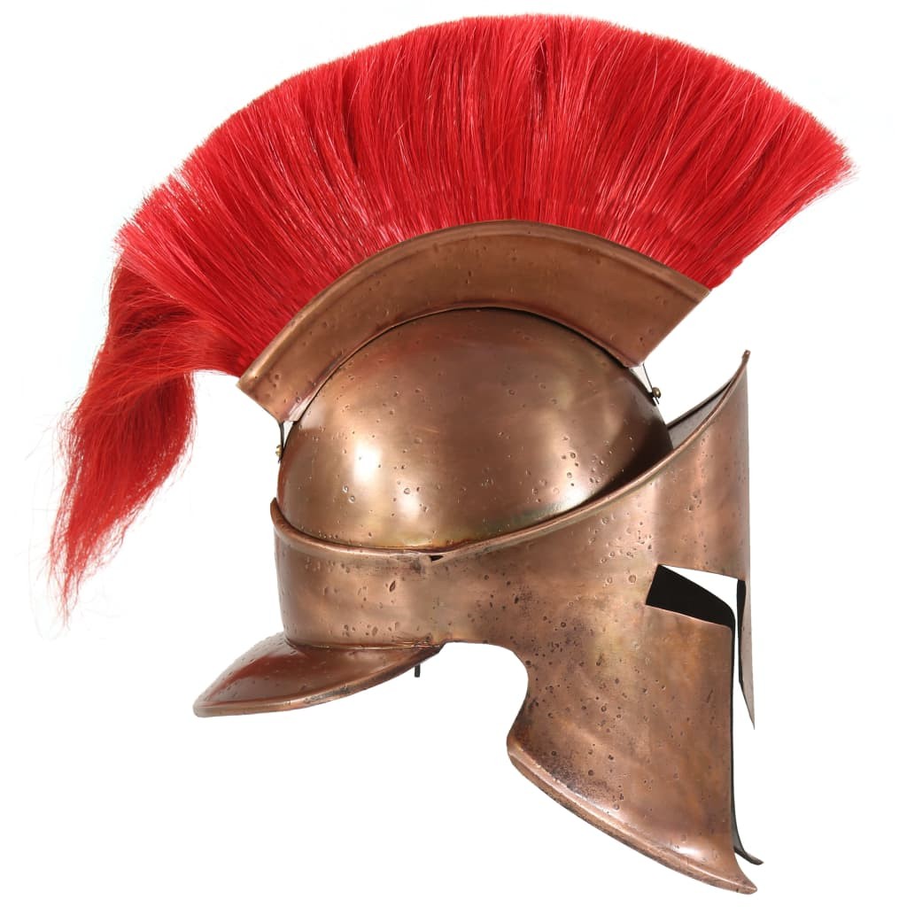 Greek Warrior Helmet Antique Replica LARP Copper Steel